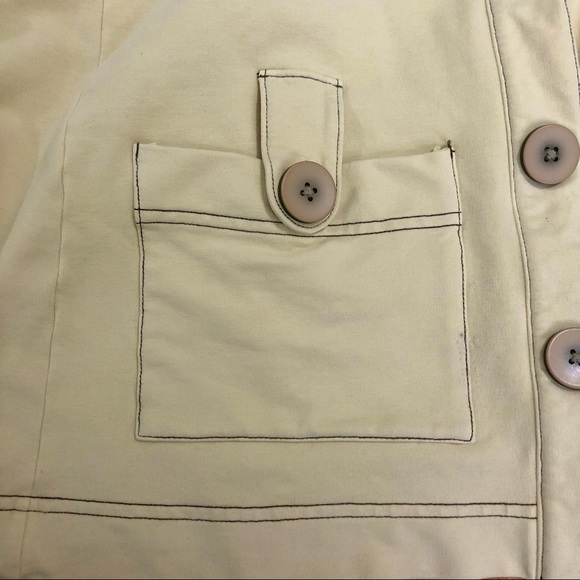 Project E Cream Button-Up Jacket - Picture 7 of 10
